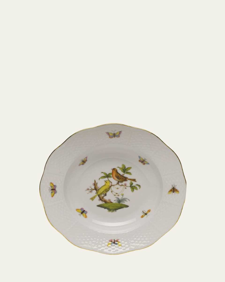 Rothschild Bird Motif 6 Rim Soup Plate